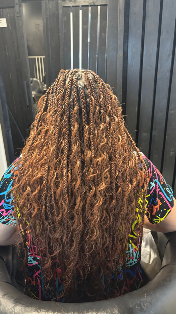 Knotless Braids (Smedium) at Girl Co. Hair Collection in Houston, TX