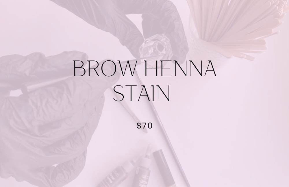 Brow Henna Stain