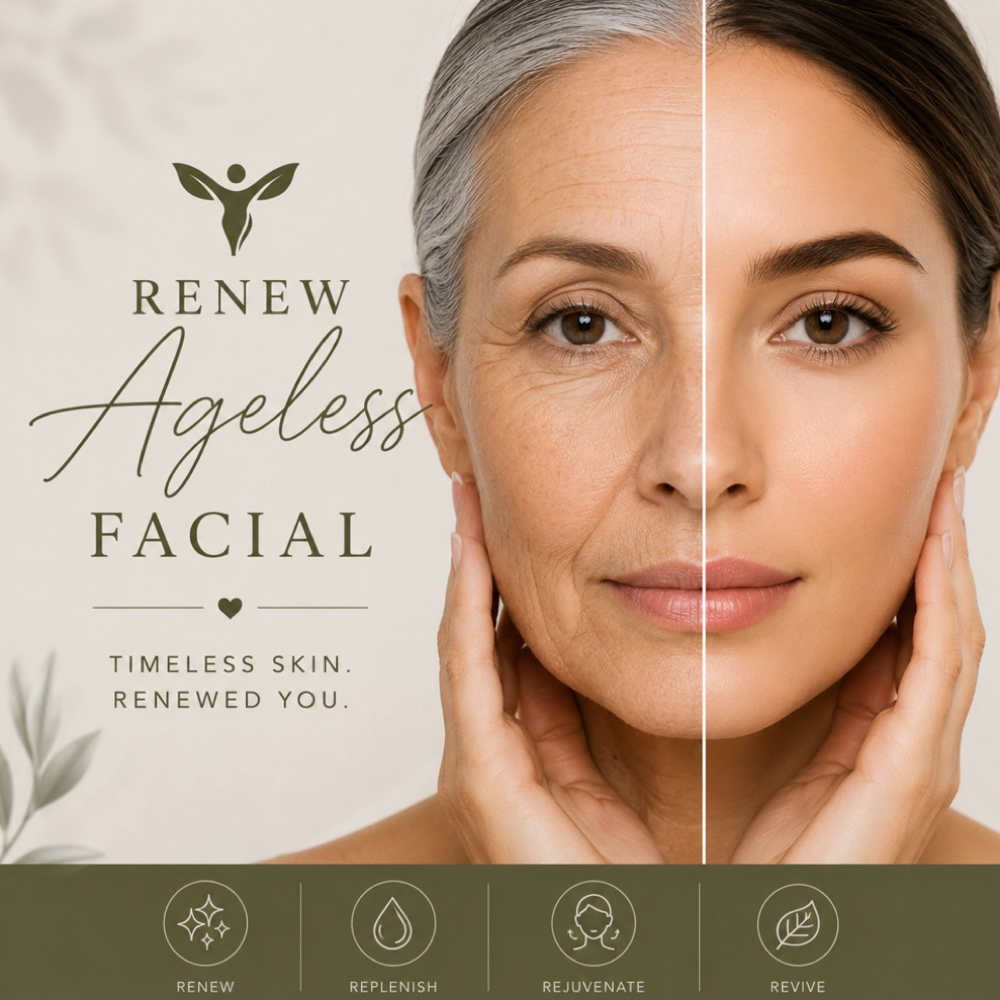 Renew Ageless Facial at Adrenity Renew Studio in Dallas Tx, TX