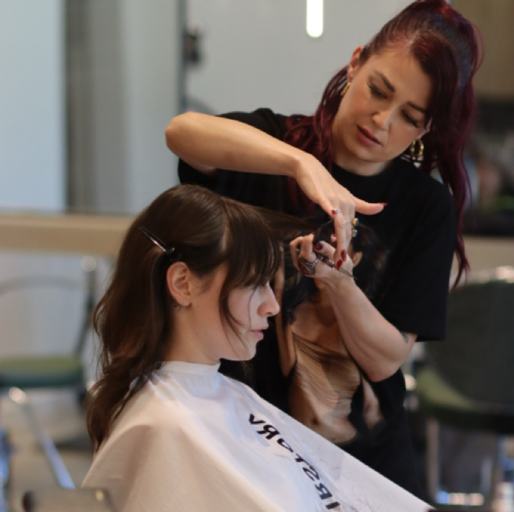 Clean Up/Bang Trim & Face Frame at Hair Labs in Austin, TX
