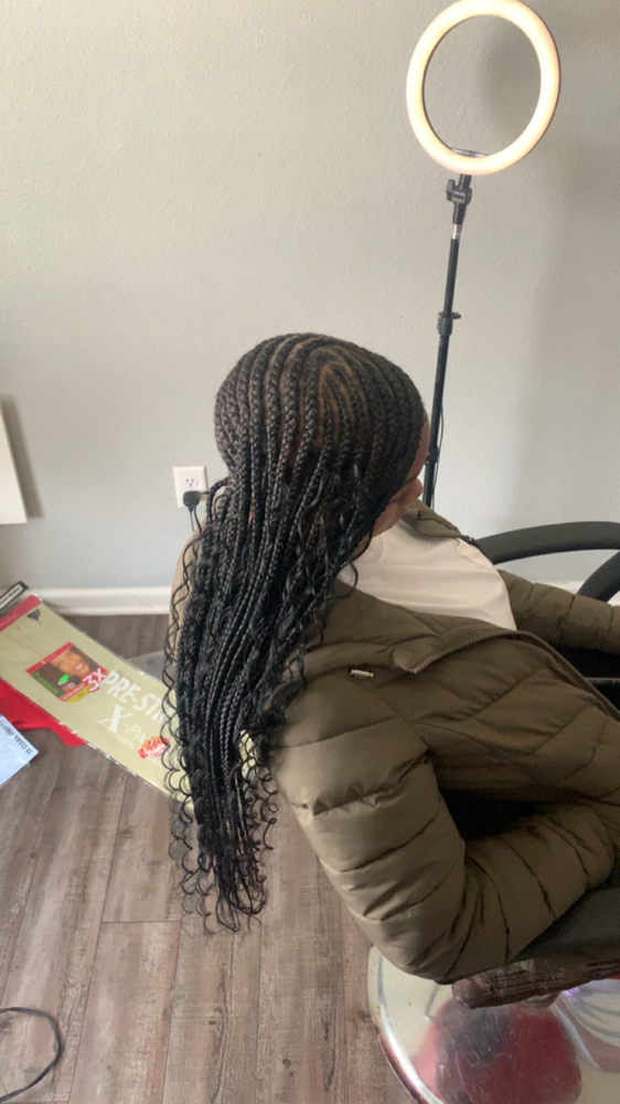 Small Lemonade Braids at Hair Hustlaaa! in Humphrey, AR