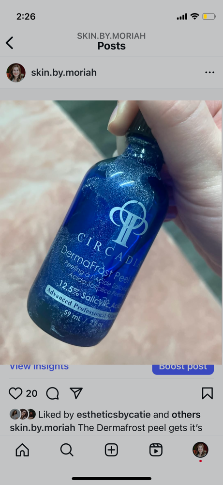 Dermafrost Peel
