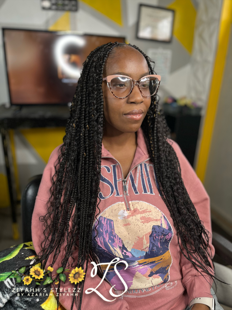 Medium Box Braids