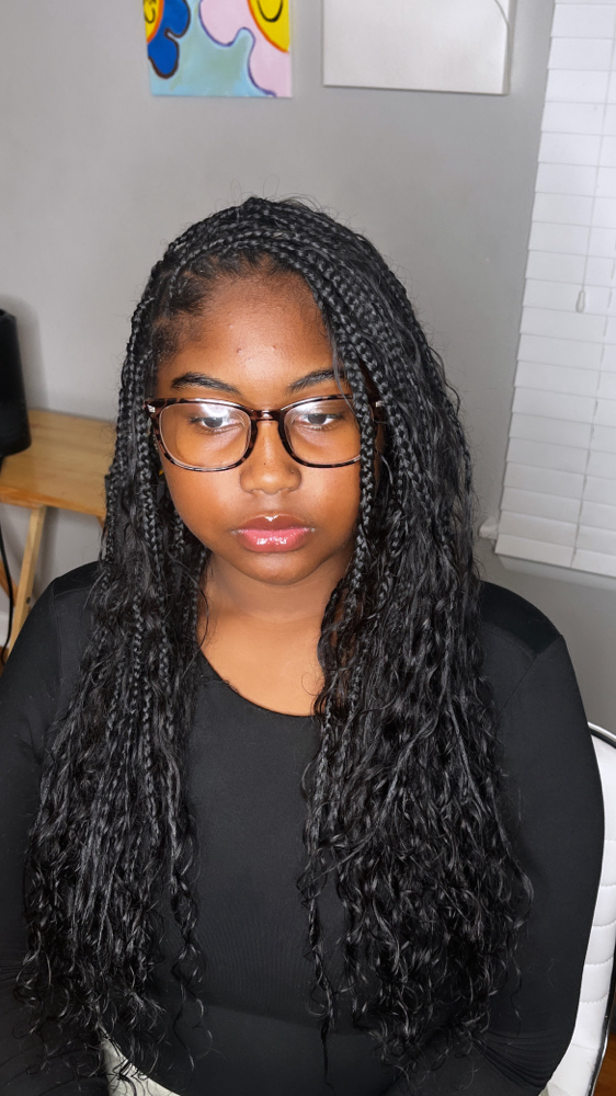 Boho Knotless Braids