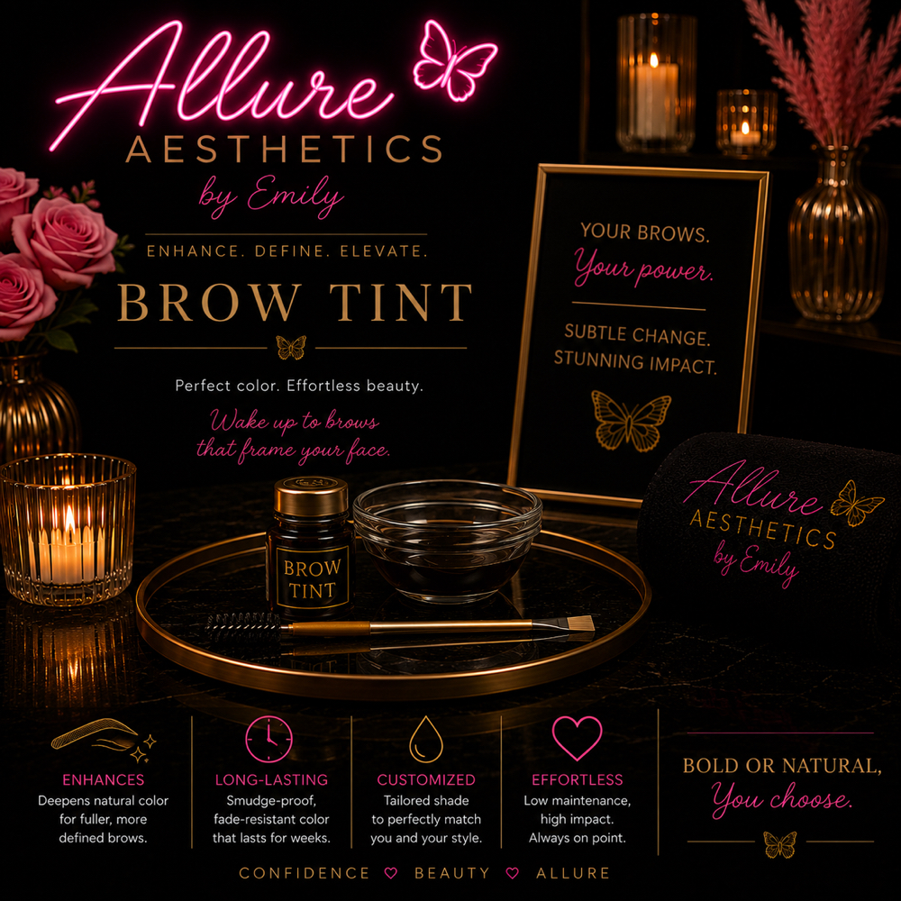 Brow Tint at Allure Aesthetics by Emily in Hilton Head Island, SC