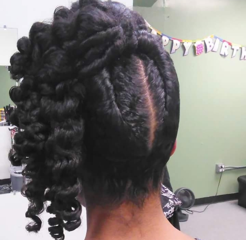 Natural Hair Pun Up