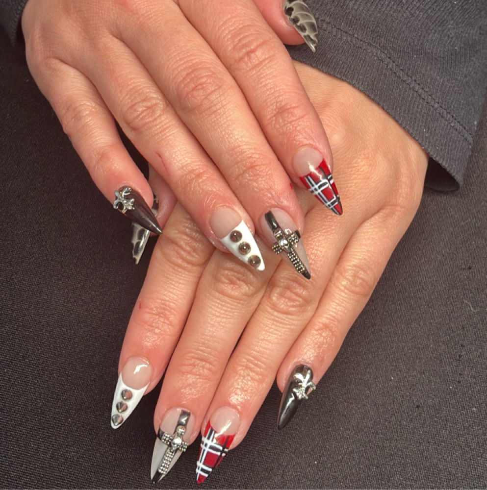 Gel-x at Tangles Salon LLC in North Providence, RI