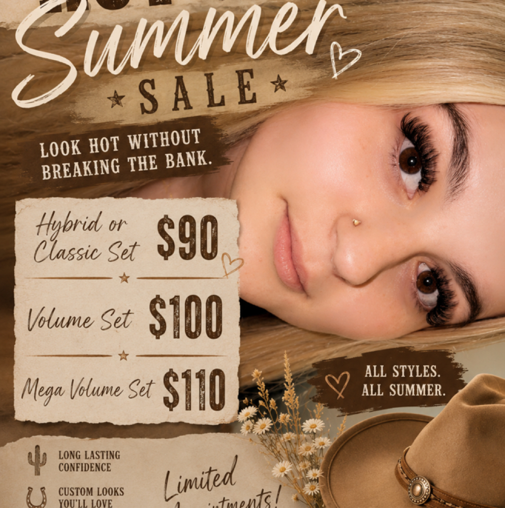 LASH SALE at Something To Talk About Salon in Marion, NC