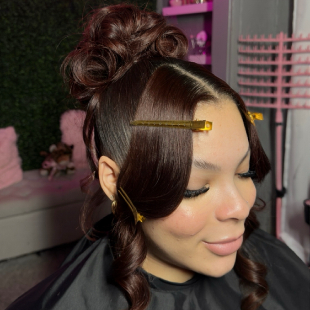 Pretty Updo at ashleeydidit in West Palm Beach, FL
