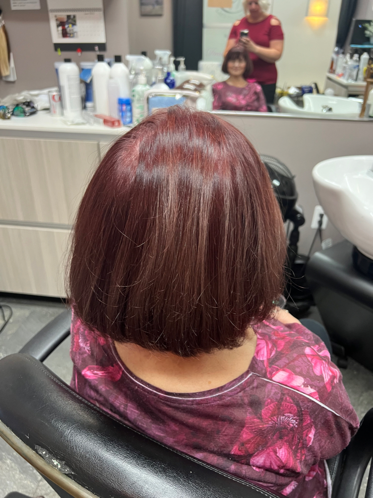 Over All Color And Haircut