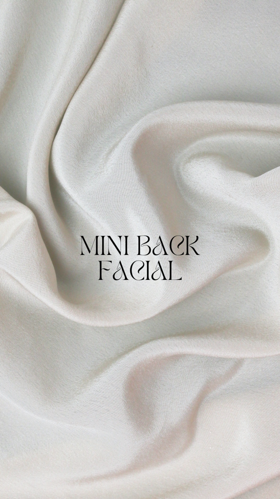 Mini Back Facial