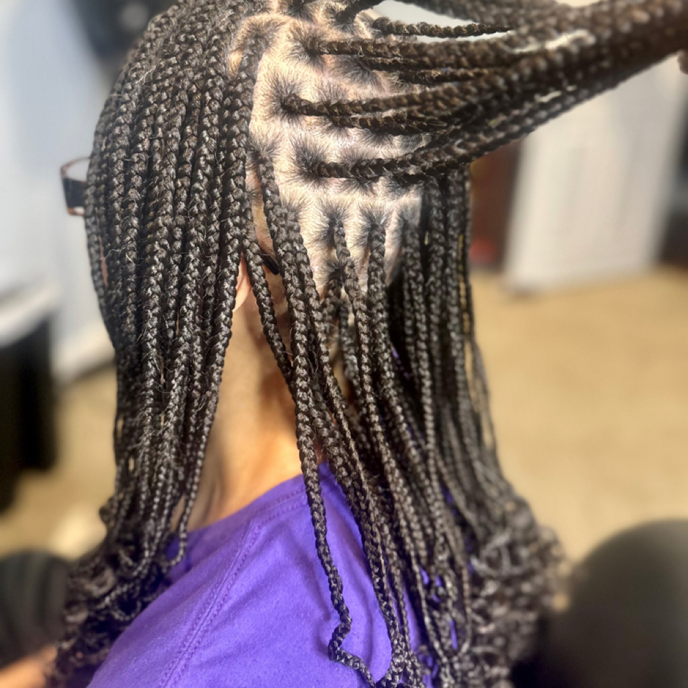Traditional Box Braids at Taylored Image in Delmar, DE