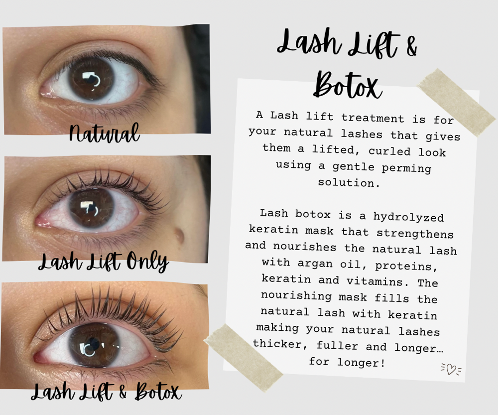 Lash Lift + Botox (No Tint) (A)