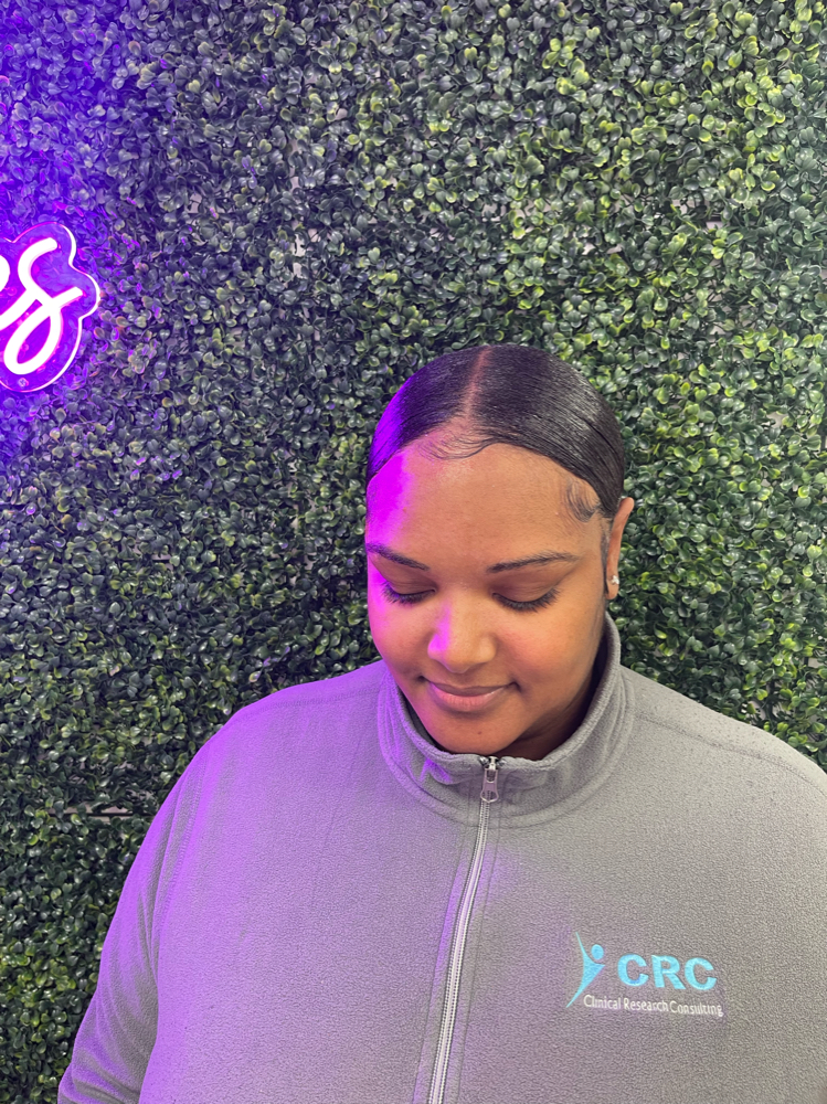 Middle / Swoop Low Ponytail