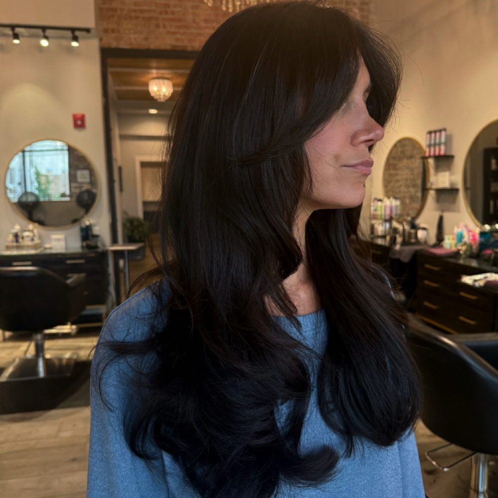 Full Color & Blowout at BLOOM Beauty & Brows in Geneva, IL
