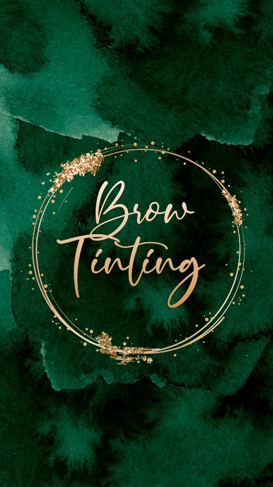 Brow Tinting