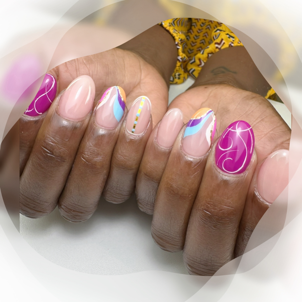 Gel Sculpture Short at Kyoto Beauty Lounge  authentic Japanese nail & lash artistry in Frisco, TX