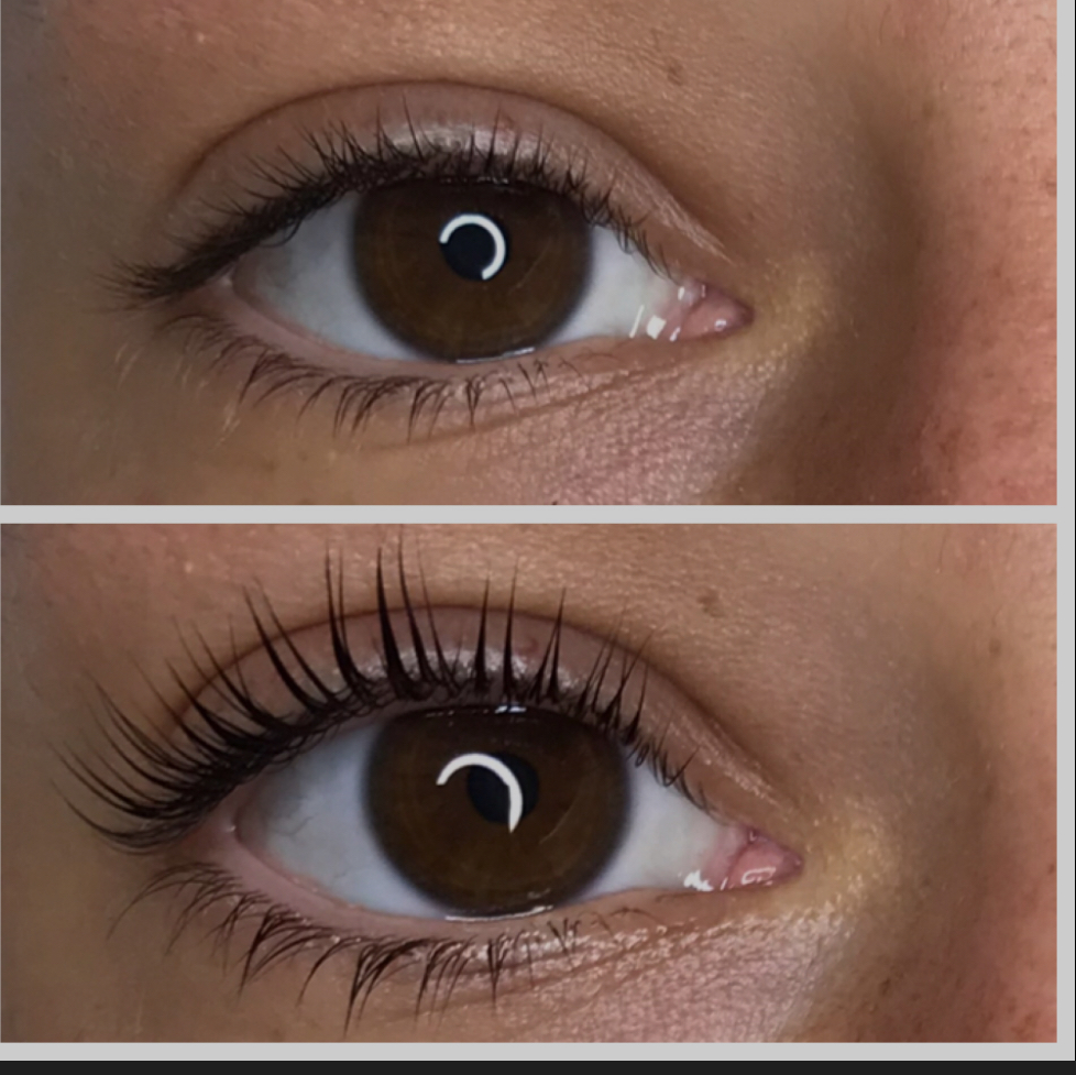 Lash lift and tint