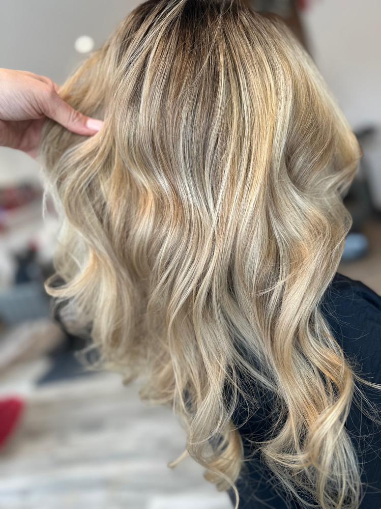 Full Balayage  Retouch With Style