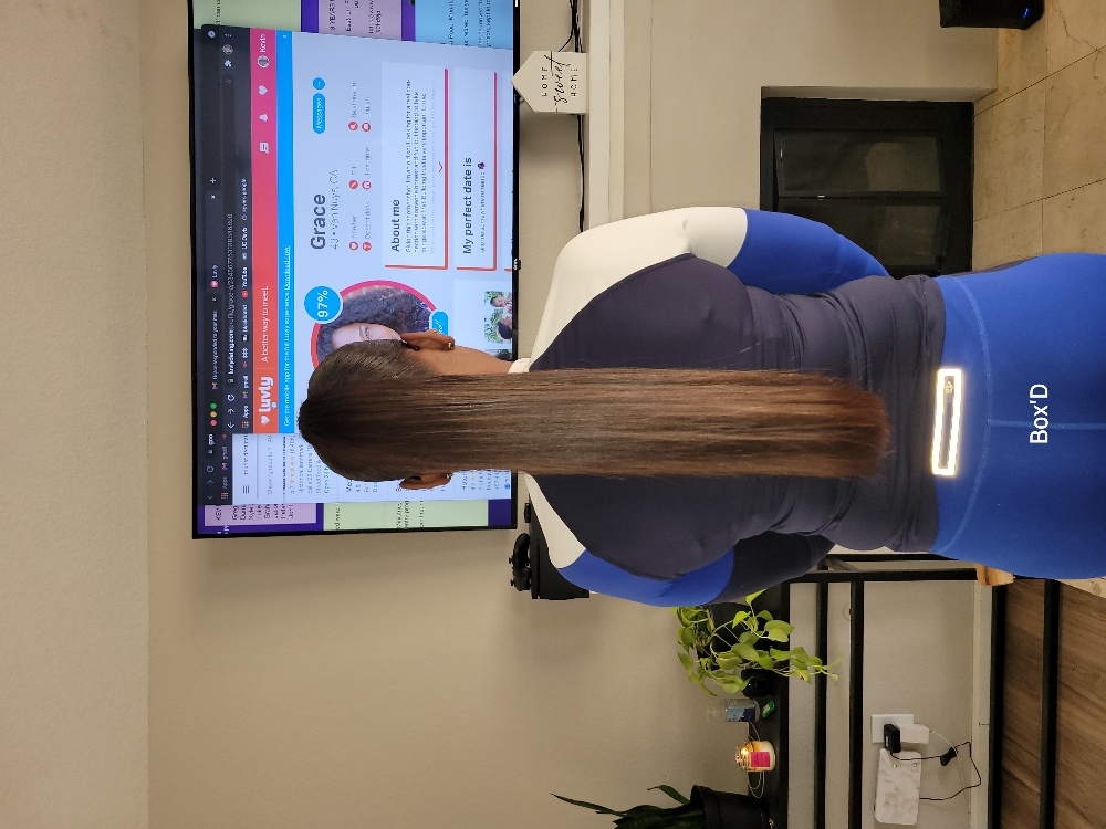 Ponytail W/Weave Hair at Dez Taylor in Moreno Valley, CA