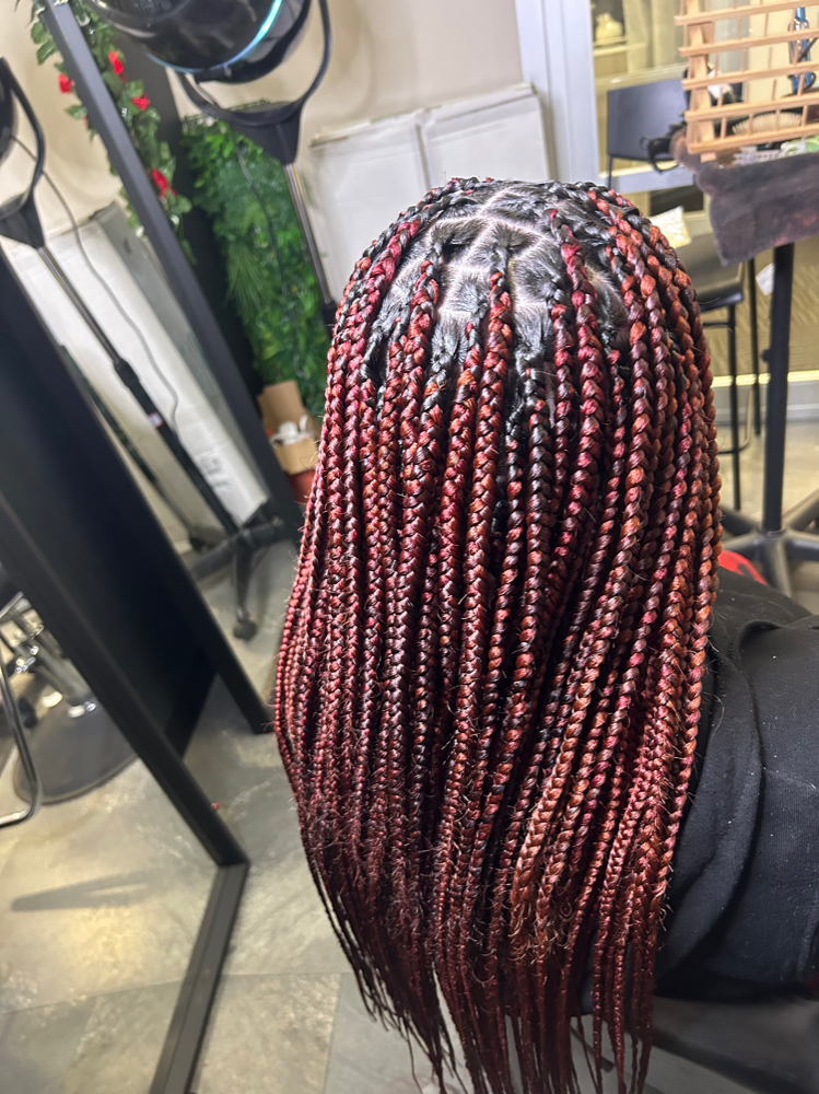 Small Knotless Braids