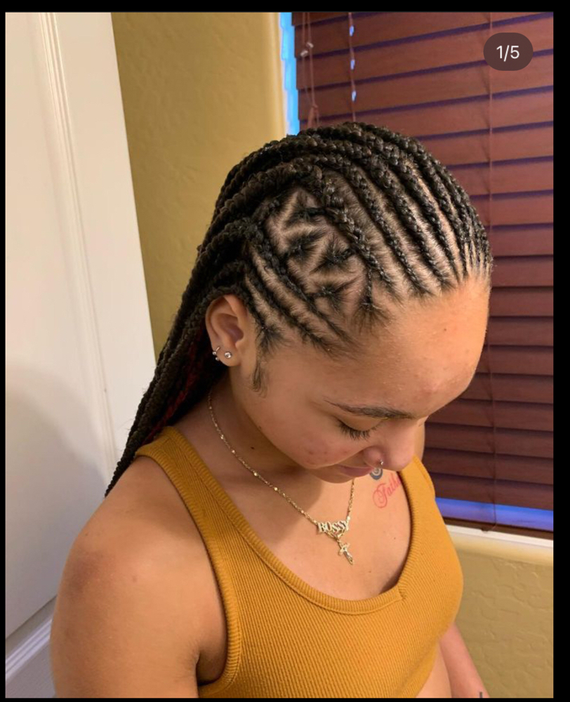 Fulani/Tribal Braids at KrossedByKris in Phoenix, AZ