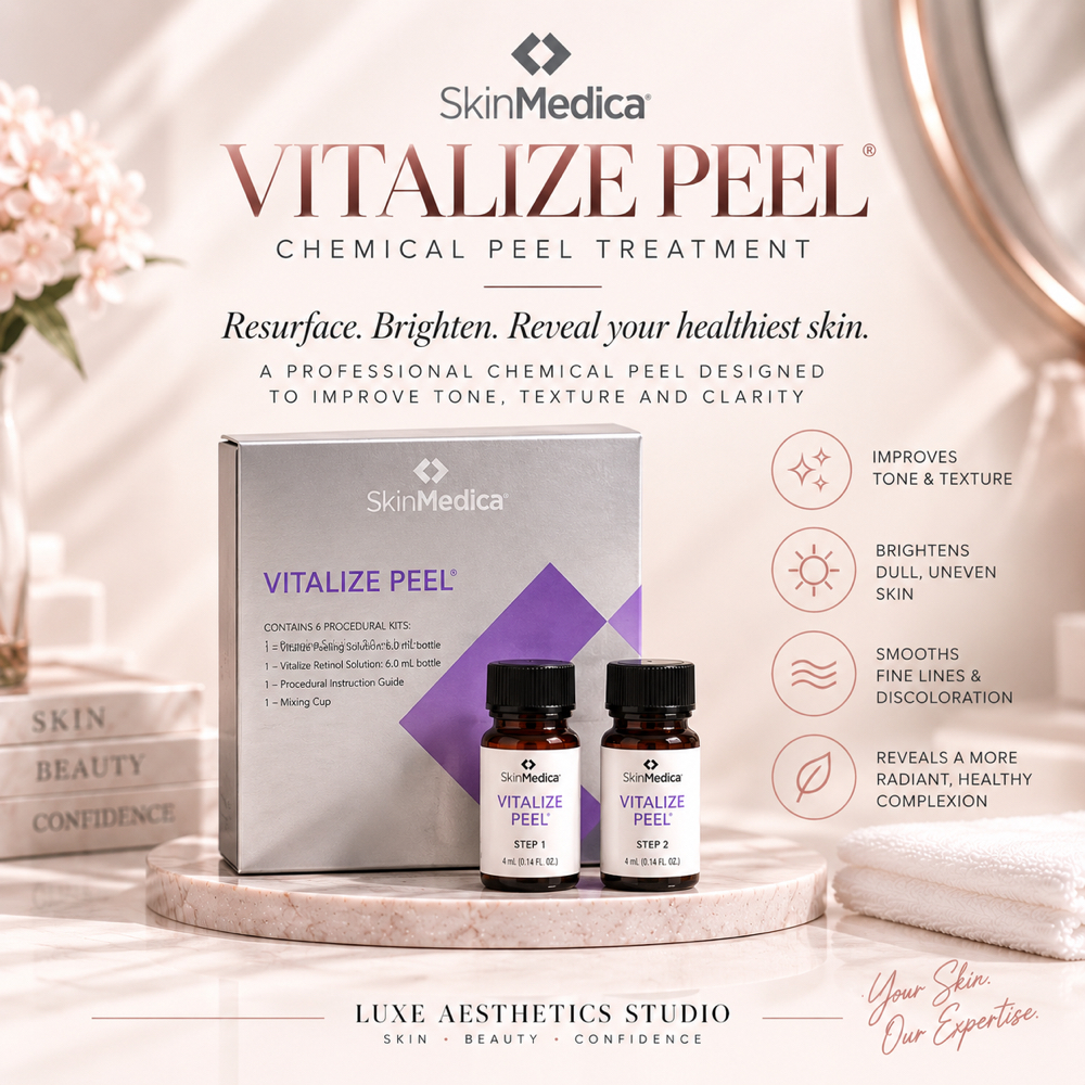 SkinMedica Vitalize Peel® at Luxe Aesthetics Studio in Peoria, IL