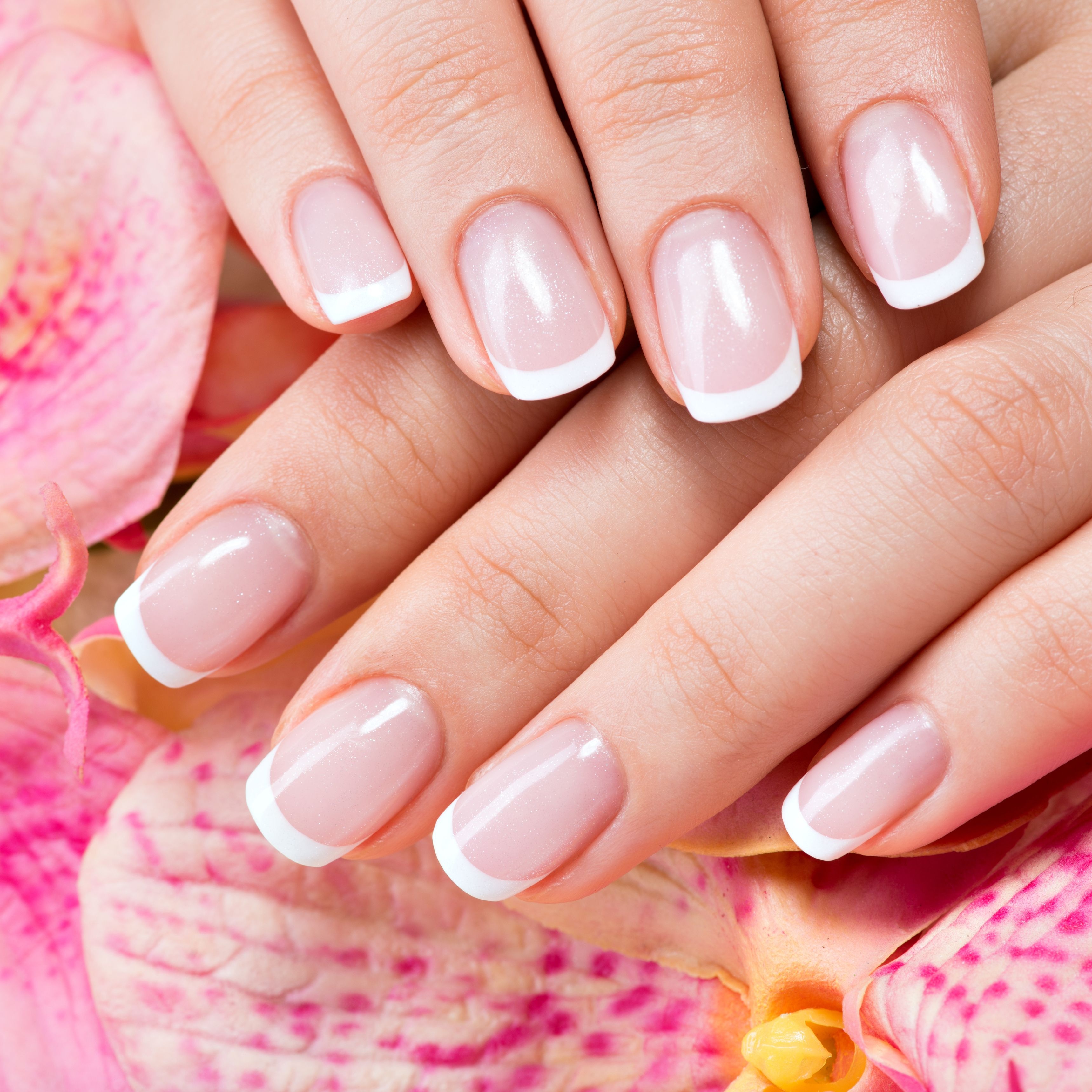 French Manicure at Ultra Visions Hair Salon in Etters, PA
