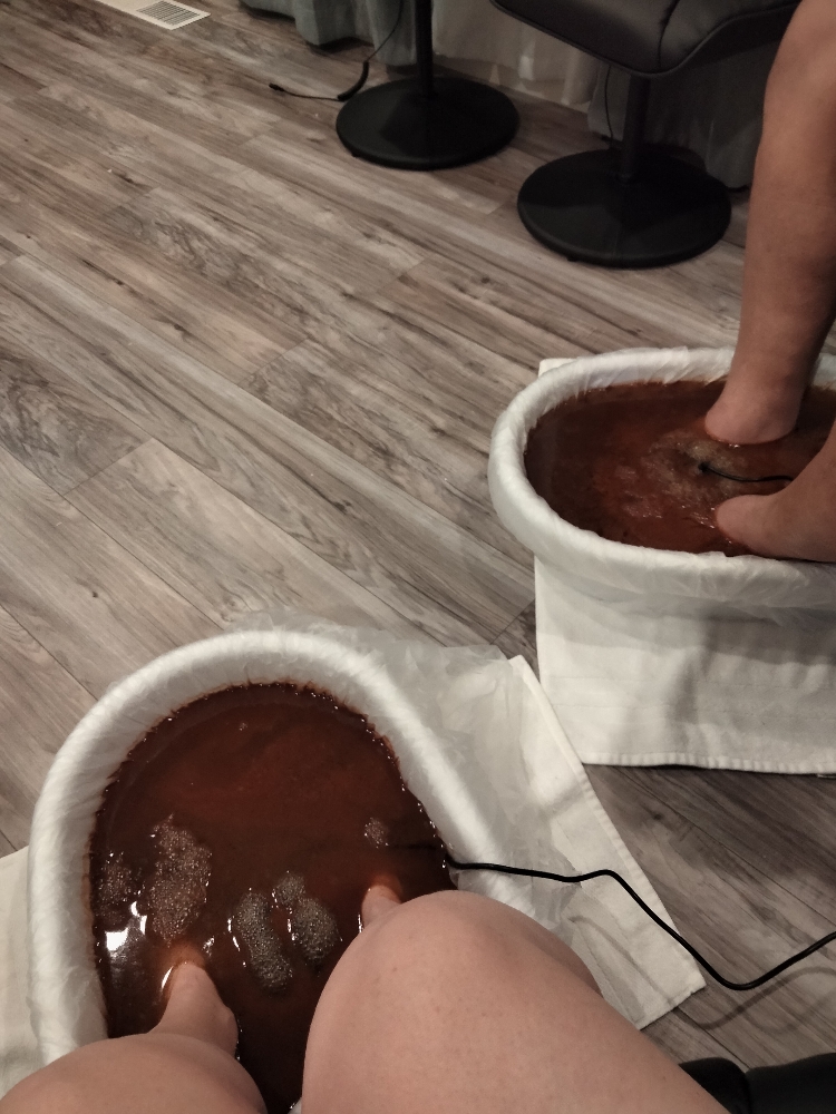 Ionic Foot Detox at Holly's Healing Touch Massage therapist in Martinez, CA