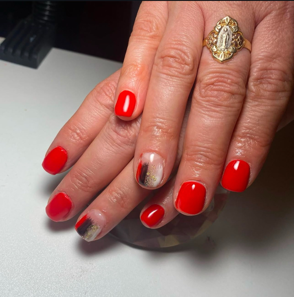 Shellac With Hard Gel