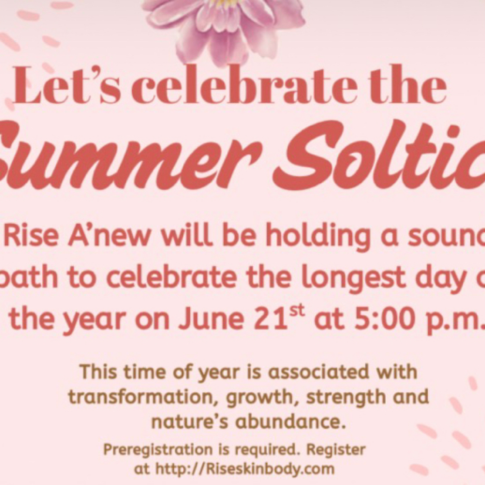 Summer Soltice at RISE Skin Rejuvenation and Body Sculpting & RISE A’new in Cedar Rapids, IA