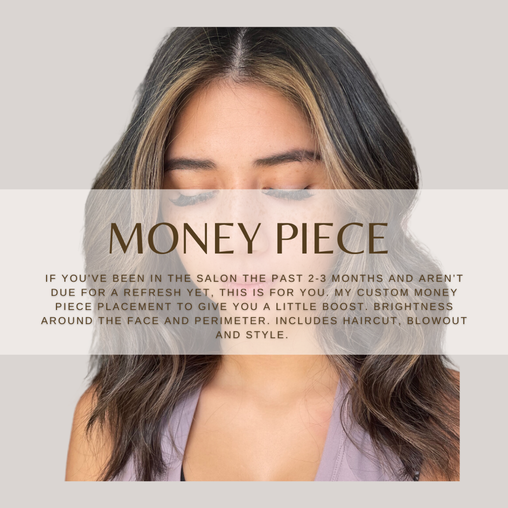 Face Framing Money Piece
