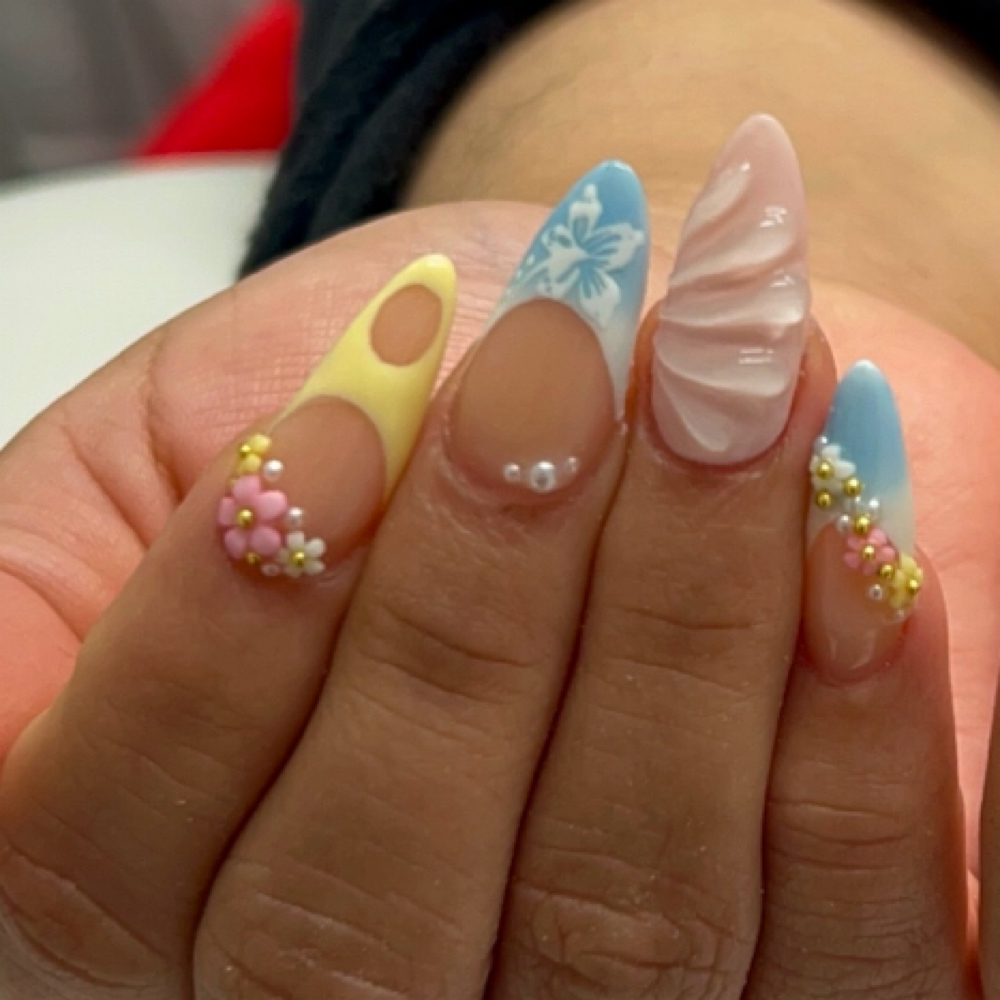 Full Set Of Sculpted Acrylic at Zoei Jade Nails in Fort Myers, FL