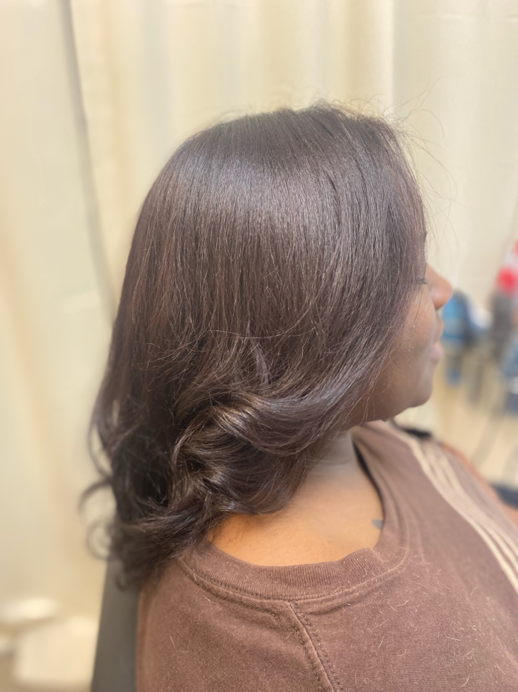 Velvet Touch Silk press