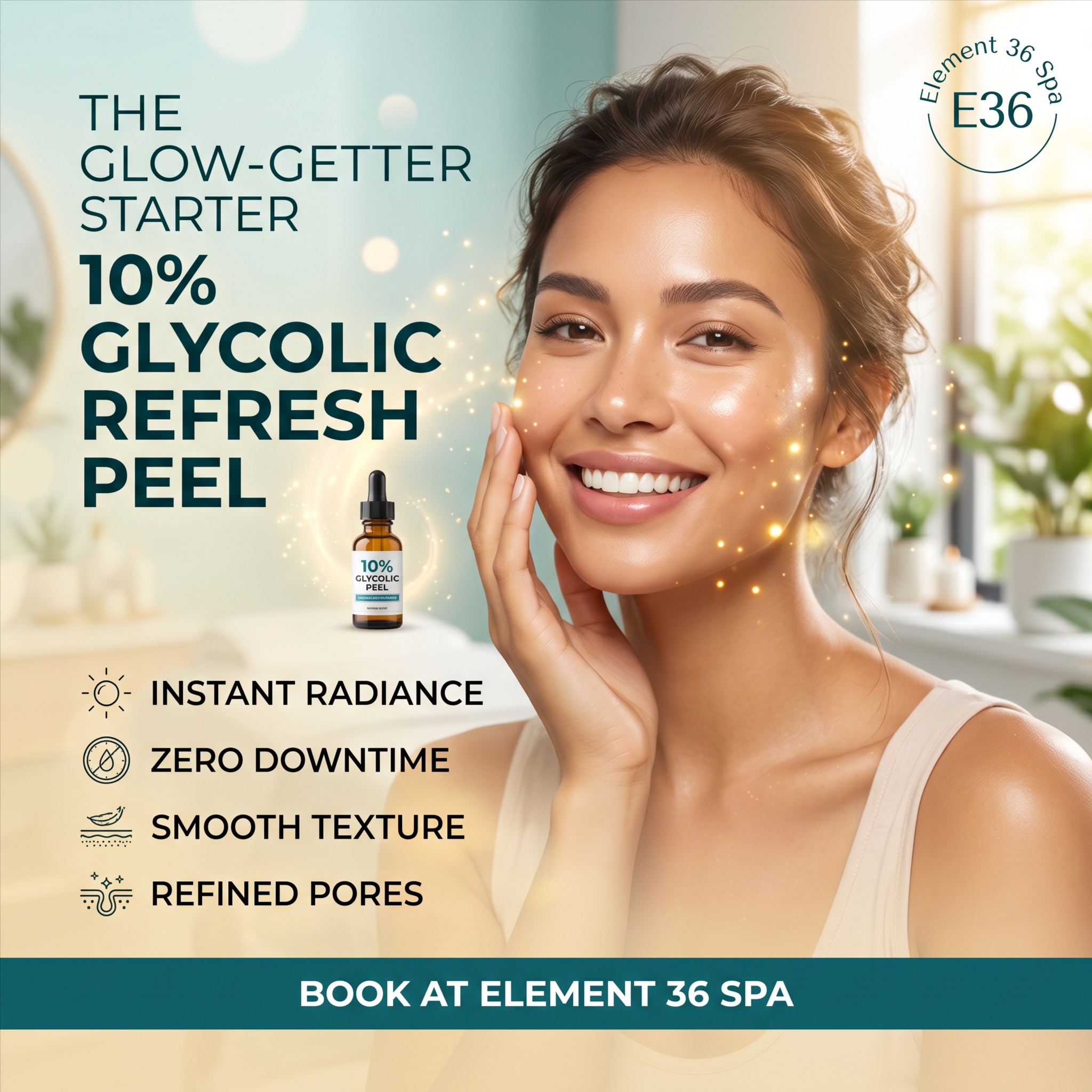 10% Glycolic Refresh Peel at Element 36 Spa in Pinckney, MI
