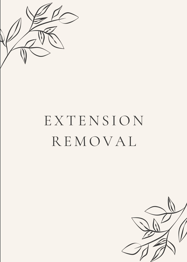 Extension Removal