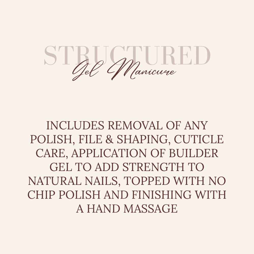 Structured Gel Manicure at Luxe Nail Studio in 46368