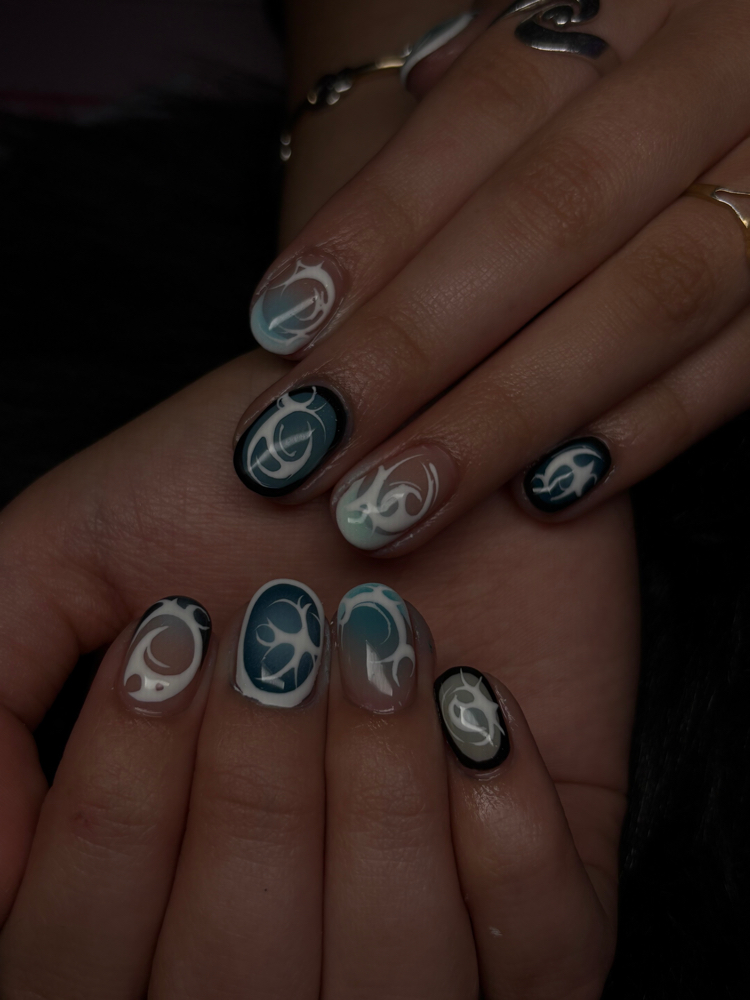 Short Structured Manicure
