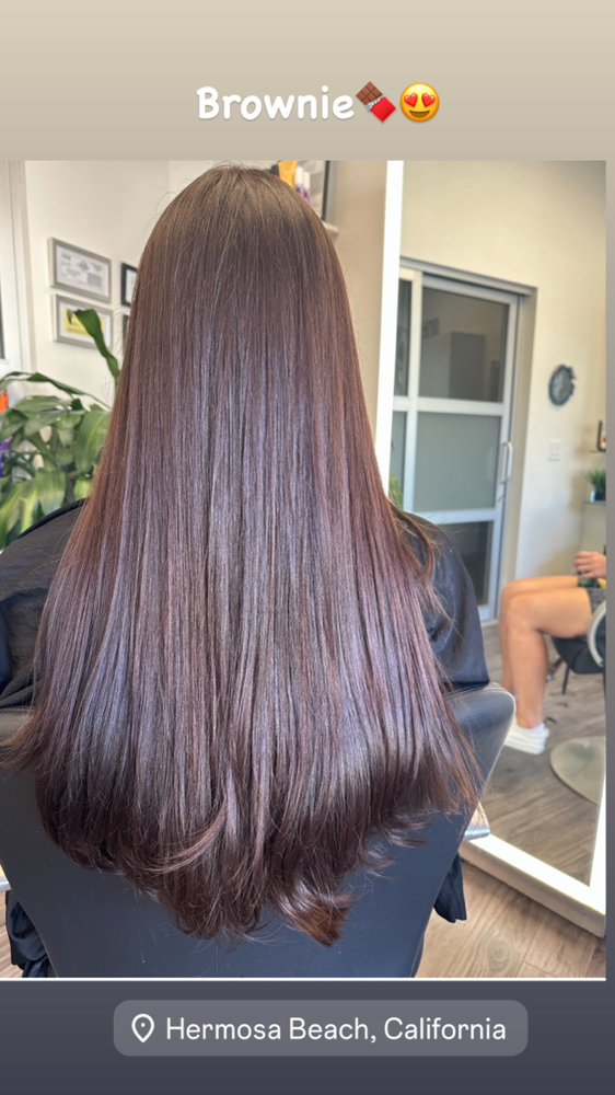 All Over Color at Simone Maryah Hair Studio in Hermosa Beach, CA