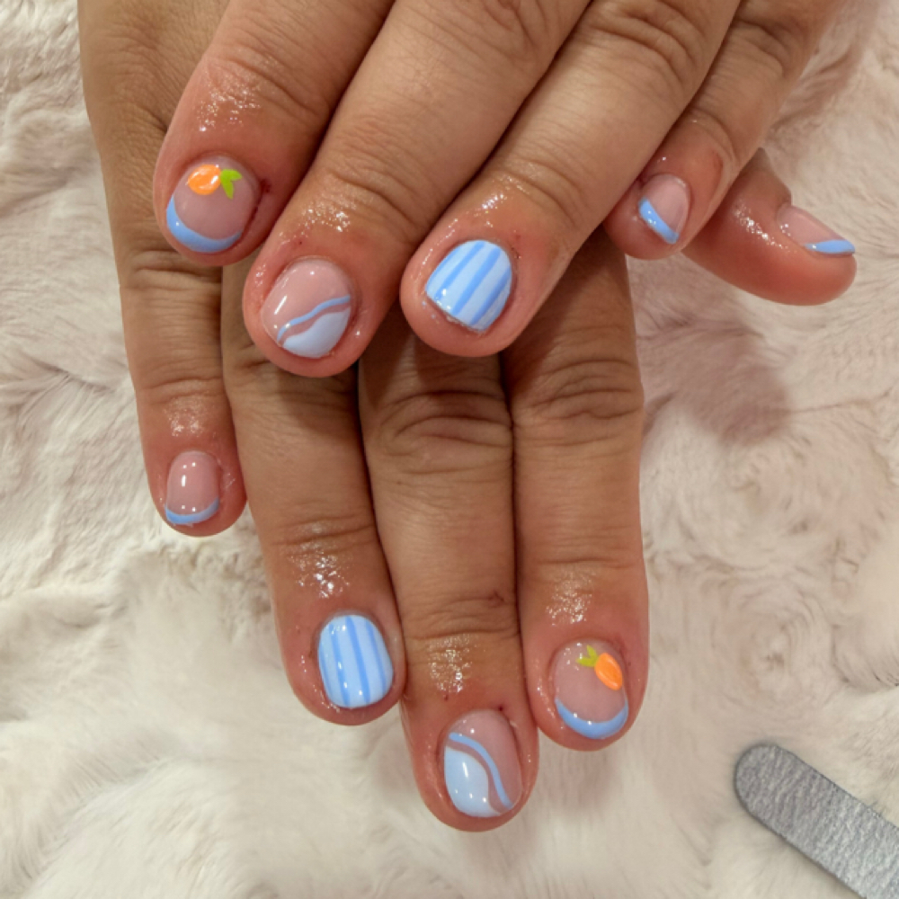 Short Luminary Application at Tailored Nails in Plainfield, IN