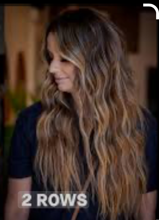 Hand-Tied Hair Ext 2Row/Re-install