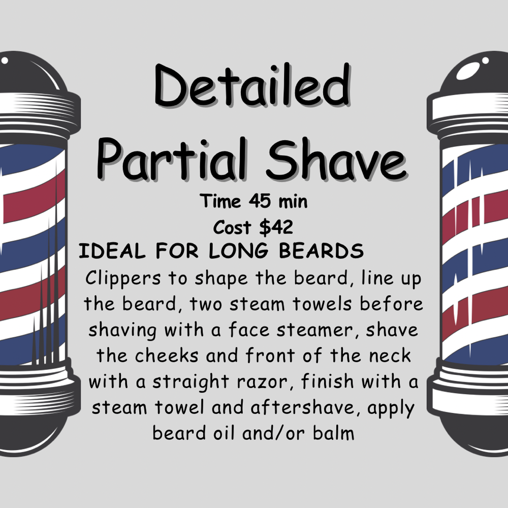 Detailed Partial Shave
