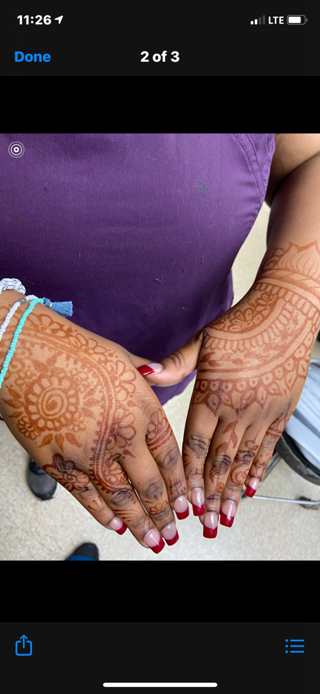 2 Hand Freestyle Henna