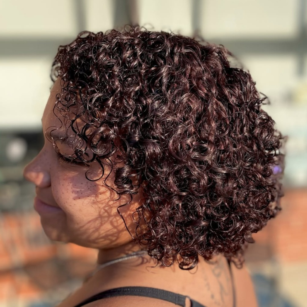 Curly/Transformation Haircut