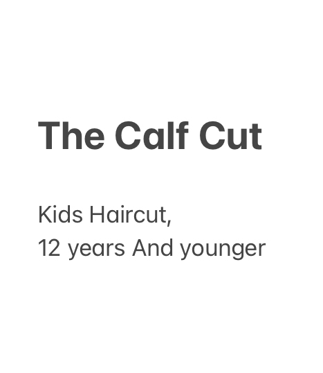 The Calf Cut