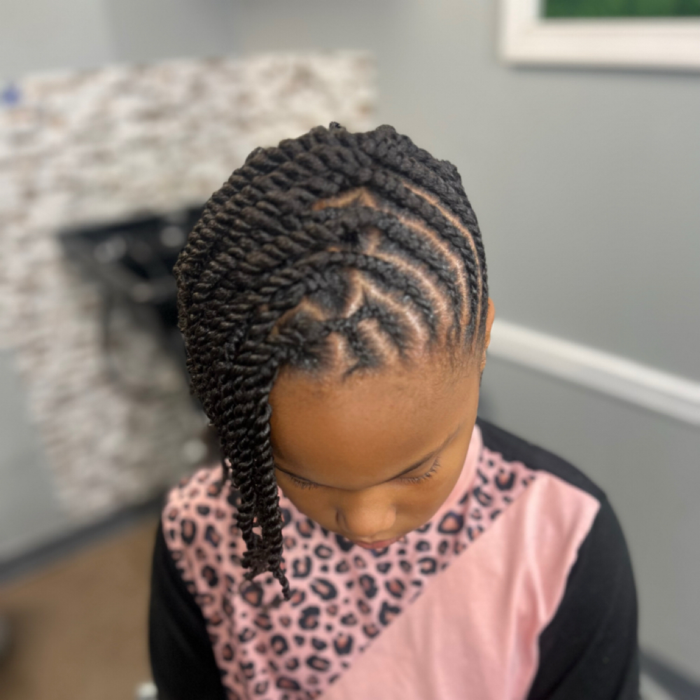 Kids (5-13)Natural Hair Styles at The Loc Trio in Riverdale, GA