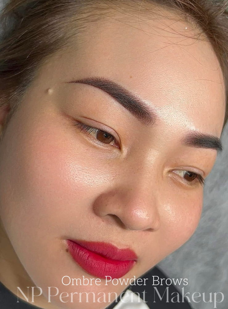 Ombre Powder Brows at NP Permanent Makeup in Oklahoma, OK