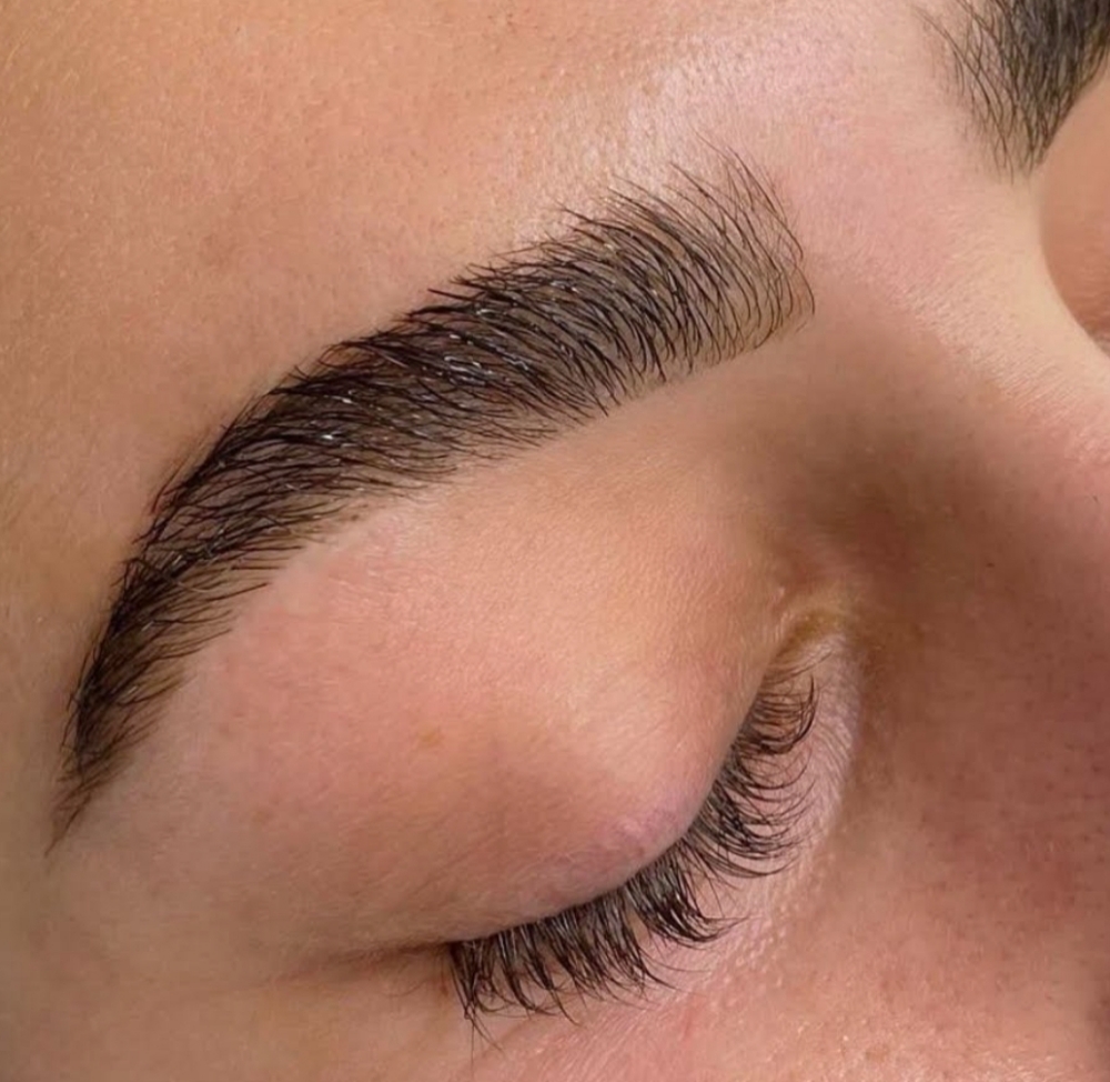 Brow wax and tint