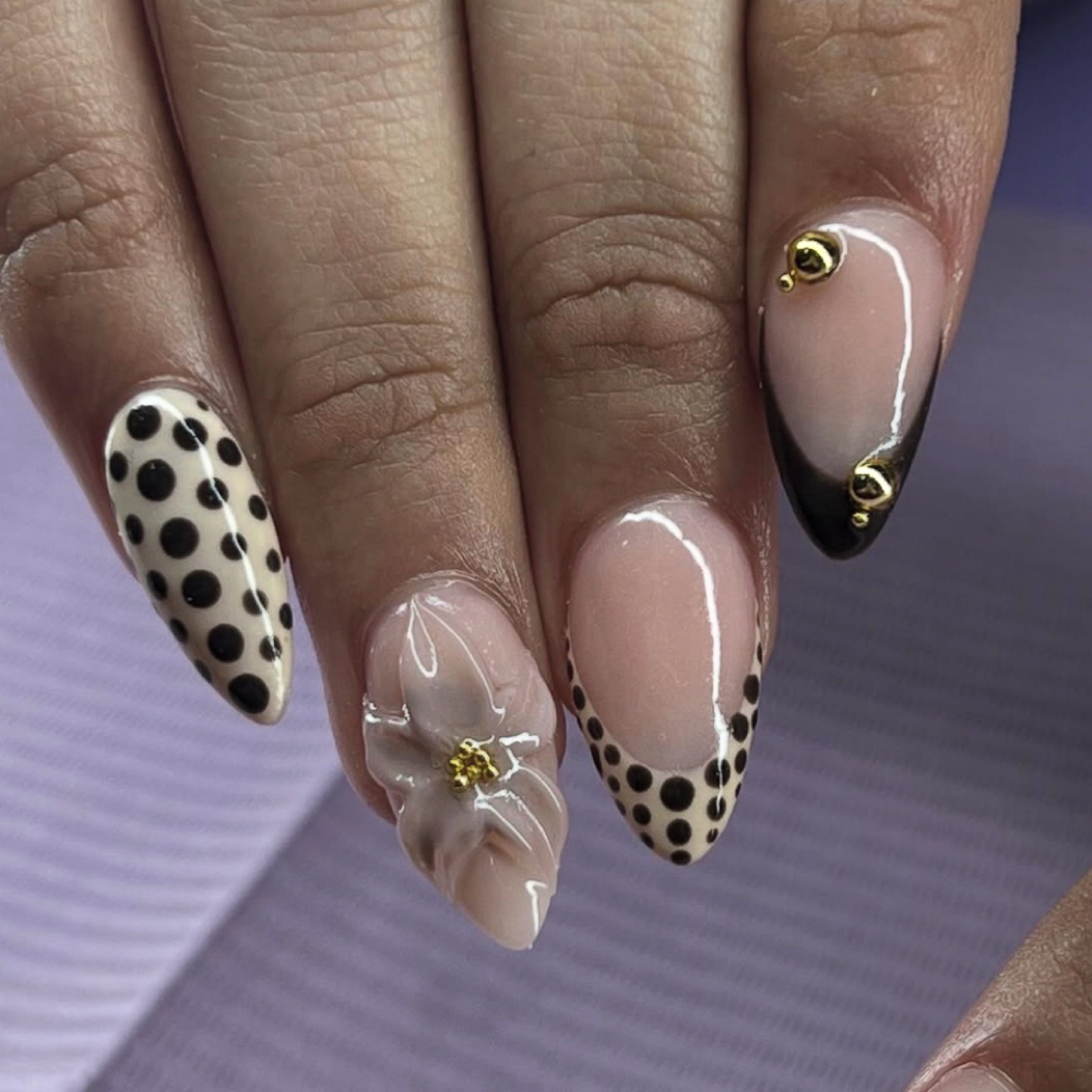 Short Acrylic Nails at P.S. Beauty in Dekalb, IL