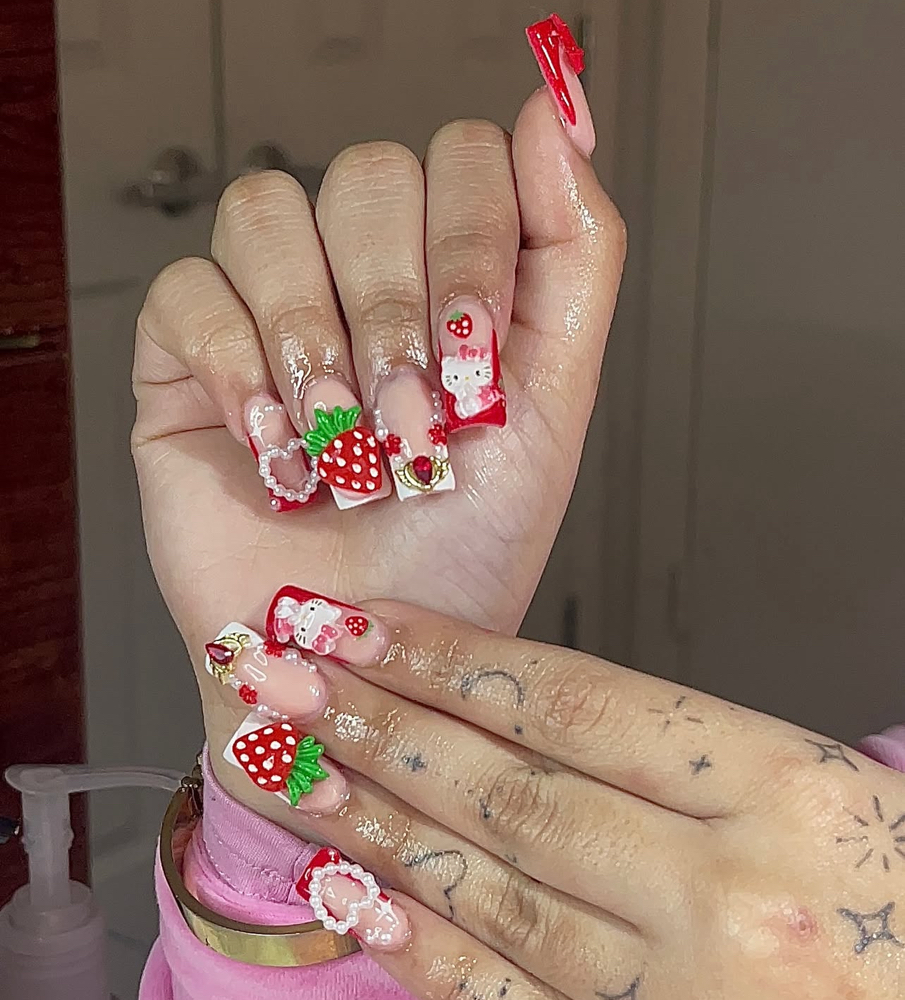 Medium length acrylic - FullSet